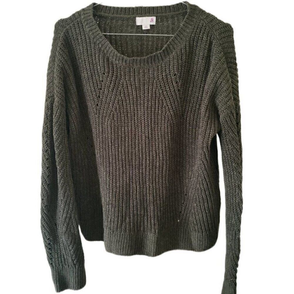 SO Soft Forest Green Long Sleeve Sweater